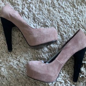 Betsey Johnson Maxean suede heels